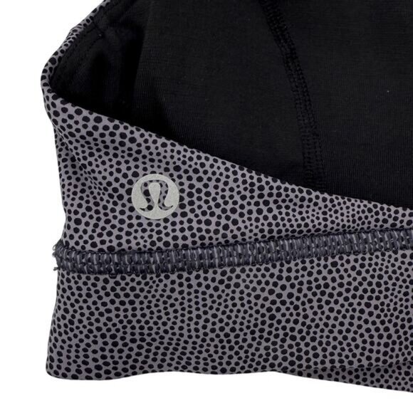 LULULEMON Fast & Free Bra (Nulux) Disperse Dusky Lavender Black Size 6 - Picture 5 of 6